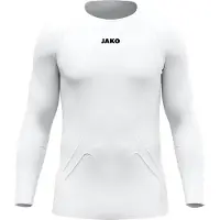Jako Lightweight Longsleeve Kinderen - Wit | Maat: 152-164