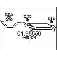 MTS 01.95550 Einddemper