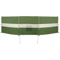vidaXL Windscherm camping waterdicht 490x123 cm groen