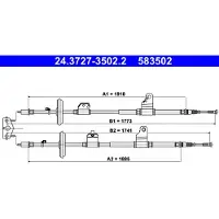 Ate 24.3727-3502.2 Handremkabel