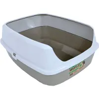 Modena Open Kattenbak Maryloo - Kattentoilet - 50.2x38.4x21.4 cm Grijs Wit Large