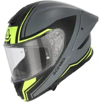 Acerbis Tarmak-X, integraalhelm ,Grijs/Zwart/Neon-Geel ,XS