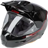 KLIM X1 Alpha Graphic Carbon Endurohelm Maat