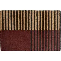 Beliani TUKSUK - Deurmat - Bruin/Beige - 40 x 60 cm - Kokos