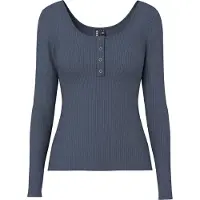 Pieces Shirt 'PCKitte' duifblauw