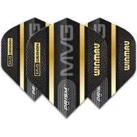Winmau Prism Delta MVG Black/Gold - Dart Flights