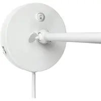 Dyberg Larsen Wandlampe , Futura, Wit, Woonkamer, Metaal, Scandinavisch