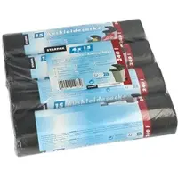 Pap Star Zwarte Vuilniszakken 240 Liter | 240 Zakken | LDPE | 16 My | 120x135 cm - Grote Containerzakken, Containerzakken 240 Liter, Afvalzakken Kliko, Kliko Zakken 240 Liter