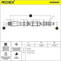 RIDEX 83B0650 Remslang