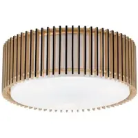 Orion Plafondlamp Tarta, dimbaar, hout licht, Woon-/ Eetkamer, Hout, plafondlamp hout