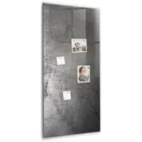 Tulup Whitebord - Bekrast metaal - 60 x 120 cm - Grijs Magneetbord Design - Gratis 5 Sterke Magneten + Whiteboard Marker & Wisser - Design Memobord - Memobord Magnetisch - Productiviteit Tools