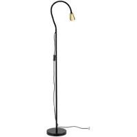 Orion Vloerlamp Dotty, messing / goud, Woon-/ Eetkamer, metaal, Modern, vloerlamp