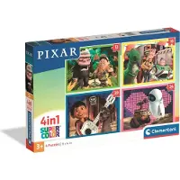 Clementoni Puzzle 4 en 1 Pixar 72 pièces