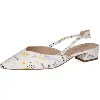 Peter kaiser Slingpumps lichtblauw / geel / zwart / wit