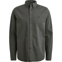 PME Legend Overhemd 'American Classic shirt in poplin with stretch' donkergrijs
