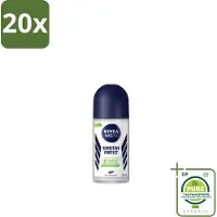 Nivea 20 x MEN - Deodorant Roller - Sensitive Protect - 50 ml - Grootverpakking - Gevoelige Huid - Anti-transpirant - Zweetbehandeling - Okselhuid - Deodorant