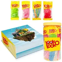 Look-O-Look Candy Top Mix snoeppakket - 4 variëteiten - Refill giftbox - 1290g