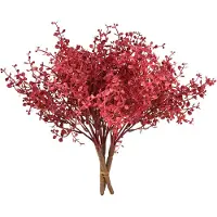 Viana Eucalyptusstruik rode kunstplant eucalyptus 28cm 3st, 3 Stück