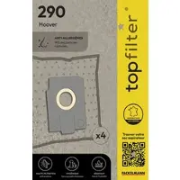 Top Filter Set van 4 stofzuigerzakken Hoover Alpina TopFilter Premium