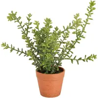 Viana Decoratieve Tijm in Pot Kunstmatige Kruiden Keukendecoratie 25cm