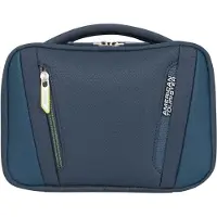 American Tourister Wanderlite Wash Bag - Uitbreidbaar 5/8 liter - 20x26x15/18 cm - dark navy toilettas