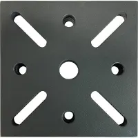 Axi Adapter voor stalen parasolvoet, zwart | Sockel, voet voor tuin/terras | Geschikt voor hangende parasols