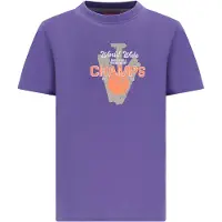TYGO & vito jersey T-shirt paars Jongens Katoen Ronde hals Printopdruk - maat 134-140