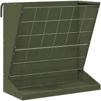 vidaXL Hooihouder Olijfgroen 71 x 33 x 70 cm 5 kg Koudgewalst Staal
