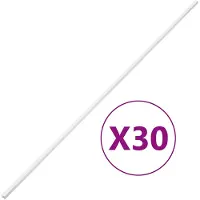 vidaXL Kabelgoot 20x10 mm 30 m PVC