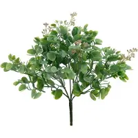 Viana Bruiloftsdecoratie eucalyptustakken met bloemen decoratief boeket groe
