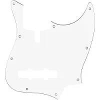 Boston MMV-310-W slagplaat voor Sire Marcus Miller V 3-laags white