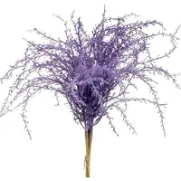 Viana Kunstplanten paars droog gras kunstmatig gevlokt 62cm 3st, 3 Stück