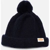 Nudie jeans Chunky Pompom Wool Beanie Navy Maat: OS | Hoeden Outlet | Unisex | Blauw