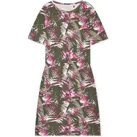 Schiesser Nachthemd ' Modern ' bruin / kaki / pink