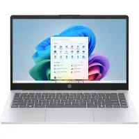 HP OmniBook 3 14" Next Gen AI Laptop - 14-ha0002nb - Glacier Silver - Azerty toetsenbord met verlichting