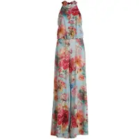 Vera Mont Jumpsuit beige / lichtblauw / fuchsia / pastelroze
