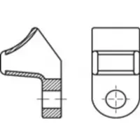 Toolcraft TO-5454888 Kabelbinder 100 stuk(s)