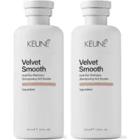 Keune 2 STUKS - Care Velvet Smooth Anti-frizz Shampoo 300 ml