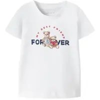 Name it BABY T-shirt wit Jongens Katoen Ronde hals Printopdruk - maat 80