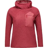 Peak Performance - Dames fleeces - W Freelight Alpha Hood Wild Rouge voor Dames - Maat M - Rood