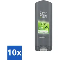Dove Men+Care Douchegel - Extra Fresh - 250 ml - Bulkverpakking - 10 stuks