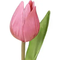 Viana Bloemdecoratie Tulpen Kunstbloemen Paars 20cm 6 Stuks