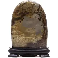 Ancient Wisdom - Kandelaar - Versteend hout multicolor one size - Kaarsenstandaard - Theelichthouder - Natuurlijke decoratie - Rustiek accessoire