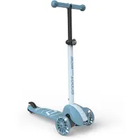 Scoot & Ride Highwaykick 3S - Kinderstep - LED-wielen, 3 wielen en 2-voudige besturing - 3+ jaar (96-130 cm), max 50 kg - PU wielen 120/80 mm, Steel