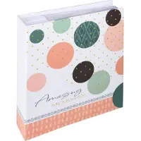 Walther design ME-487-R ME-487-R Fotoalbum (b x h) 27.5 cm x 25 cm Wit, Roze