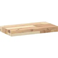 vidaXL Wandschap zwevend 60x40x4 cm onbehandeld massief acaciahout