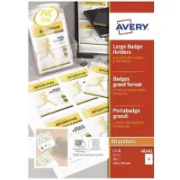 Avery Badgehouder A6 incl. insteekkaarten 50st