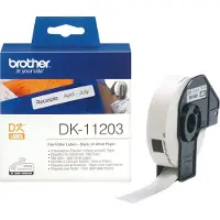 Brother DK-11203 labelprinter-tape Zwart op wit (DK-11203) - 2 stuks