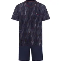 Robson Katoenen heren shortama streepjes | Maat 50