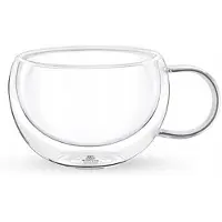 Wilmax Dubbelwandige Glazen Kop 250 Transparant WL-888768/A